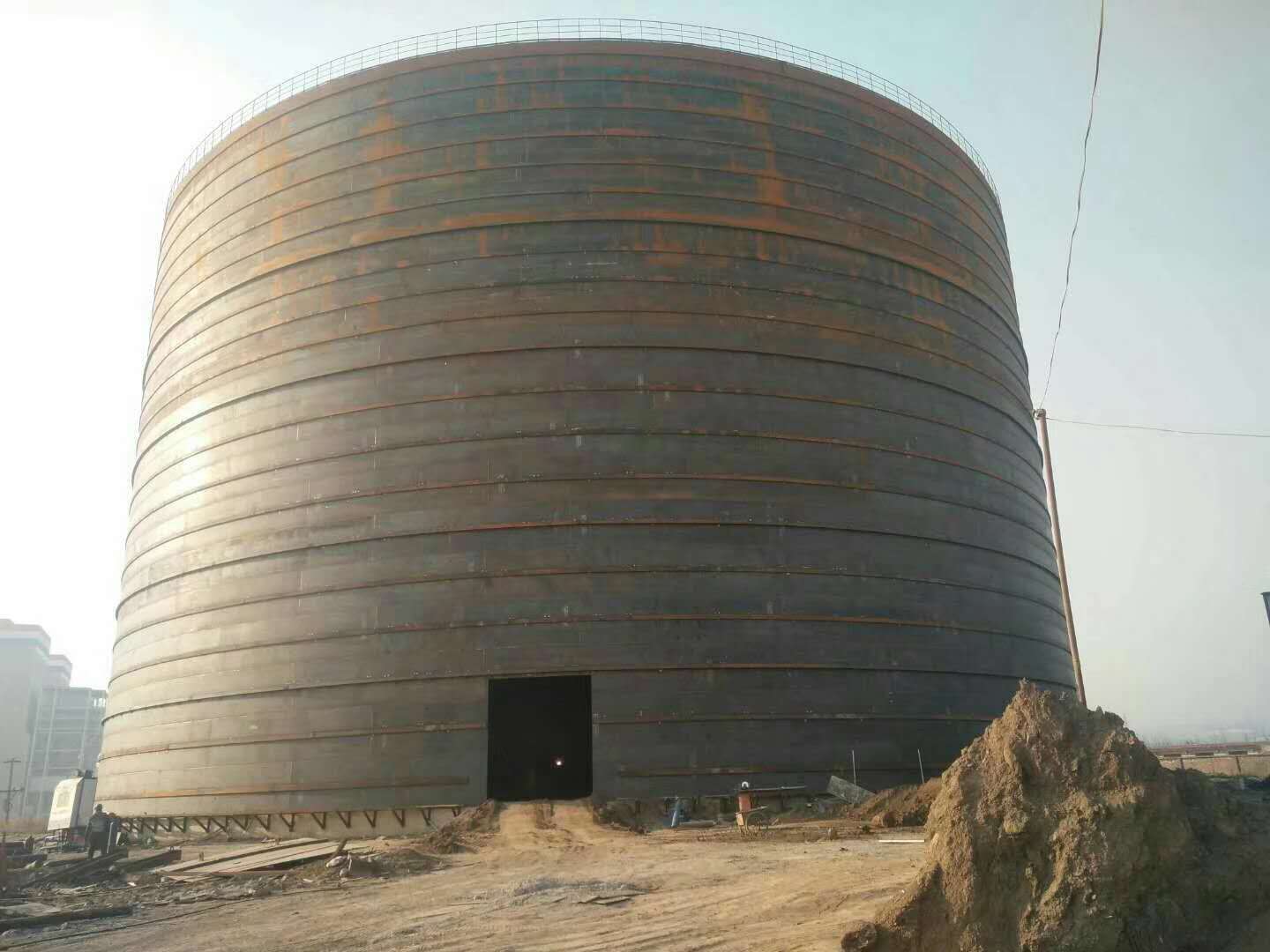 灯塔承建大型钢板库的好处及原理