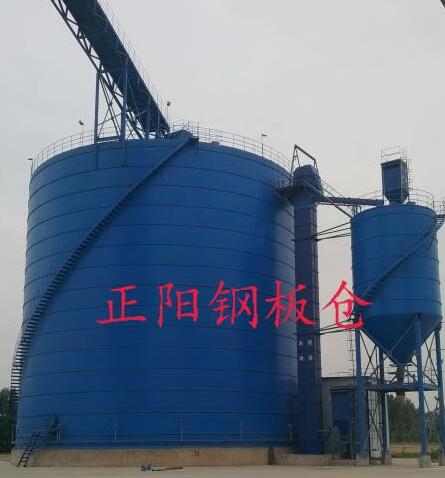 灯塔大型矿粉钢板库