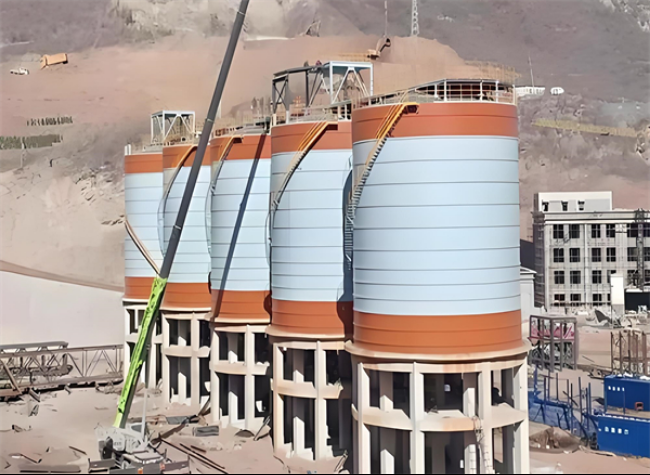 灯塔高架钢板仓